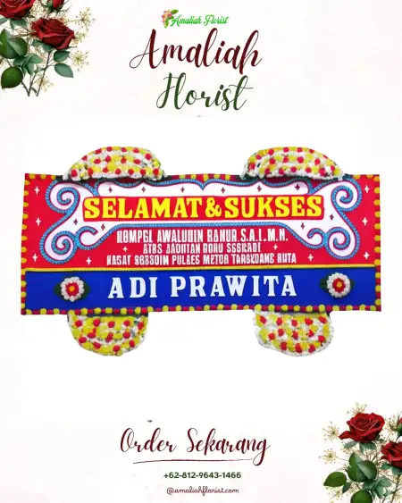 Papan Bunga Ucapan Selamat Cikaroya